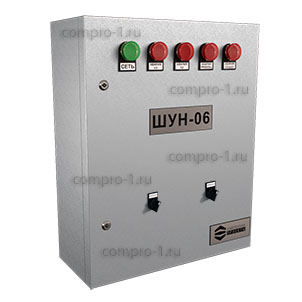 Шкаф управления насосами ШУН-6-2-23.8-GSM вид снаружи